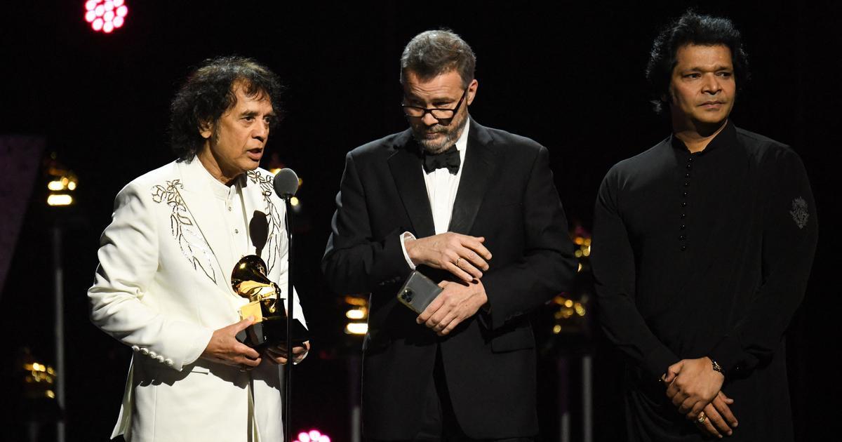 Grammys 2024 India's Zakir Hussain, Shankar Mahadevan, Selva Ganesh